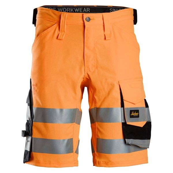 Short en tissu extensible haute visibilité, Classe 1: SNICKERS 6136