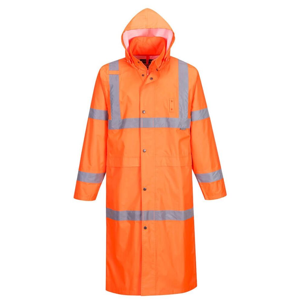 H445 - Manteau de pluie HiVis 122cm – Image 3