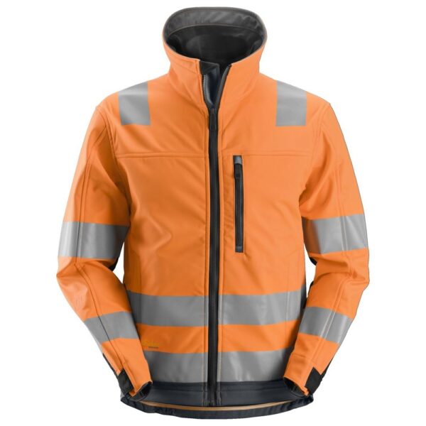 AllroundWork, Veste Softshell haute visibilité, Classe 3: SNICKERS 1230