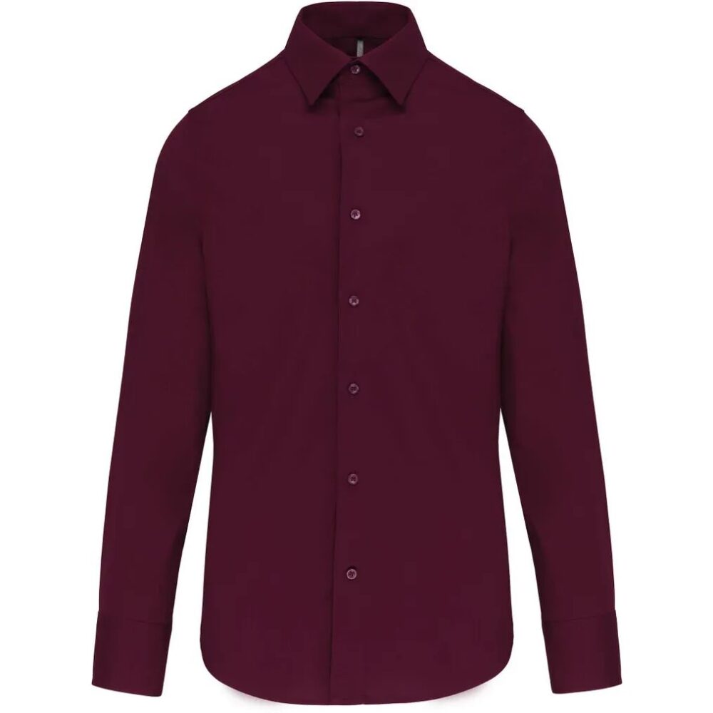 K529:Chemise Kariban  manche longue homme – Image 3