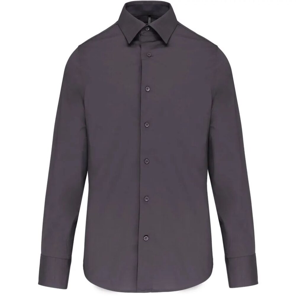K529:Chemise Kariban  manche longue homme – Image 7