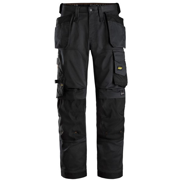 6251  AllroundWork, Pantalon en tissu extensible avec poches holster, coupe large