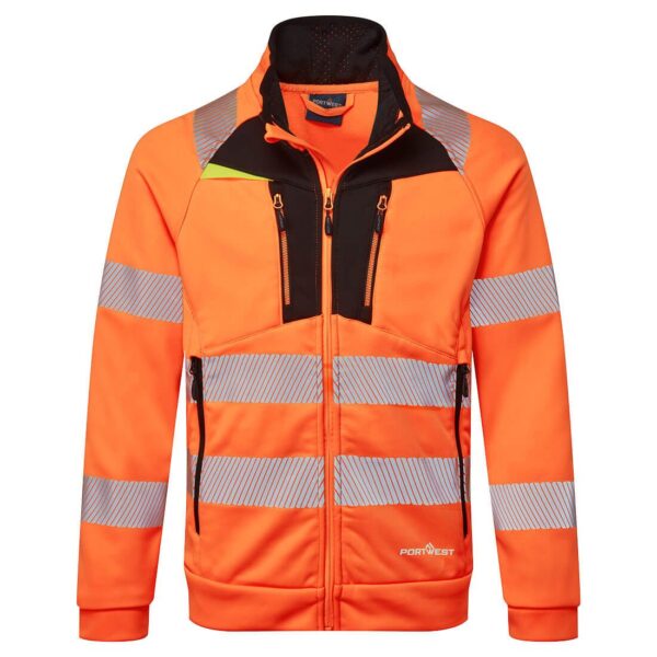 DX477 - Sweat zippé à col cheminée DX4 Hi-Vis
