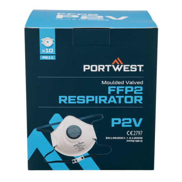 P211 - Masque blanc FFP2 Valve (par 10 pièces)